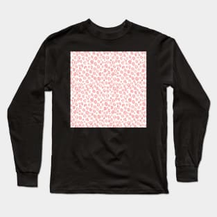 leopard cat – coral Long Sleeve T-Shirt